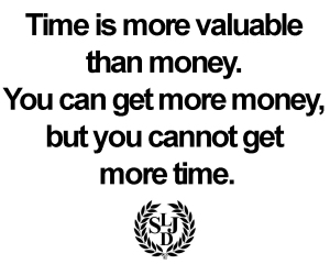 time is more valuable
